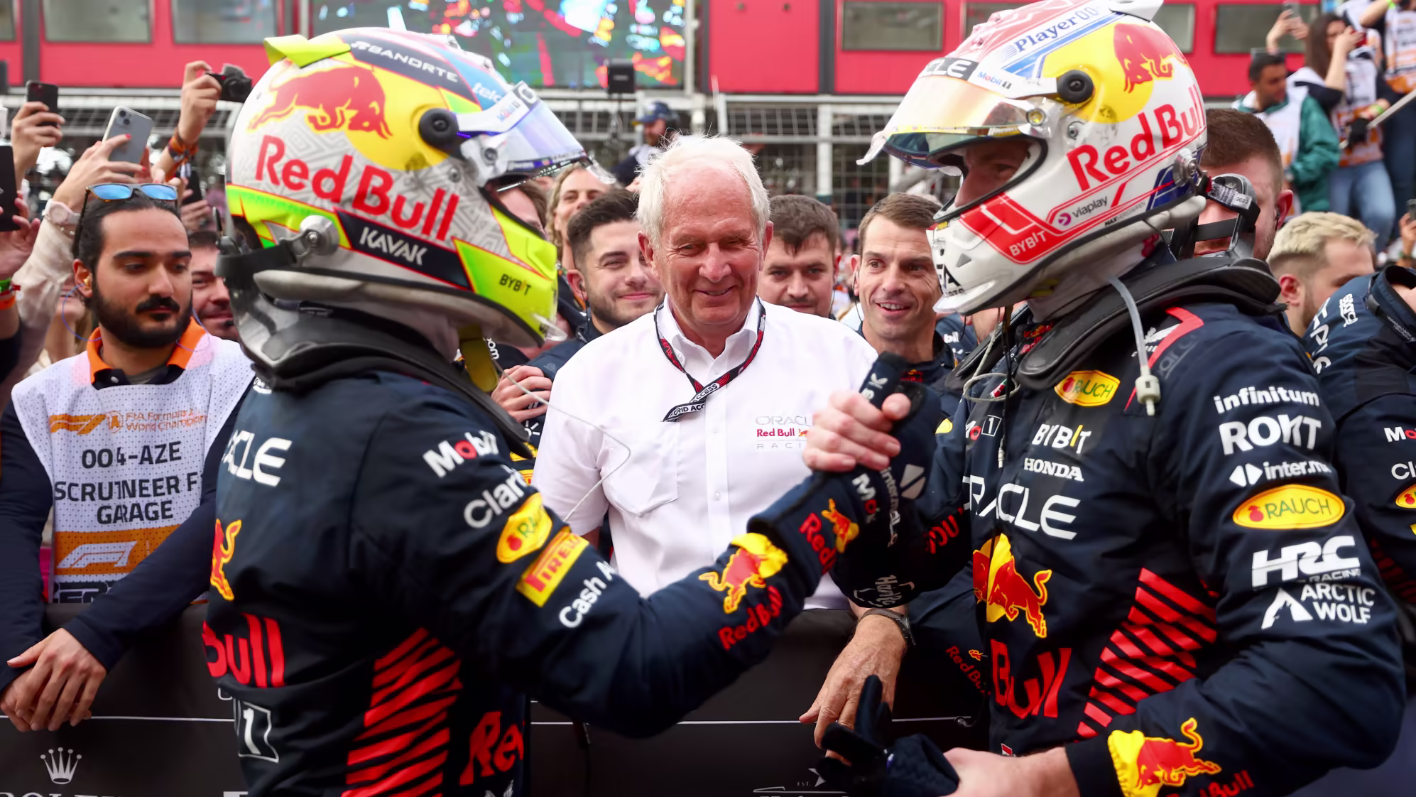 Les pilotes Red Bull